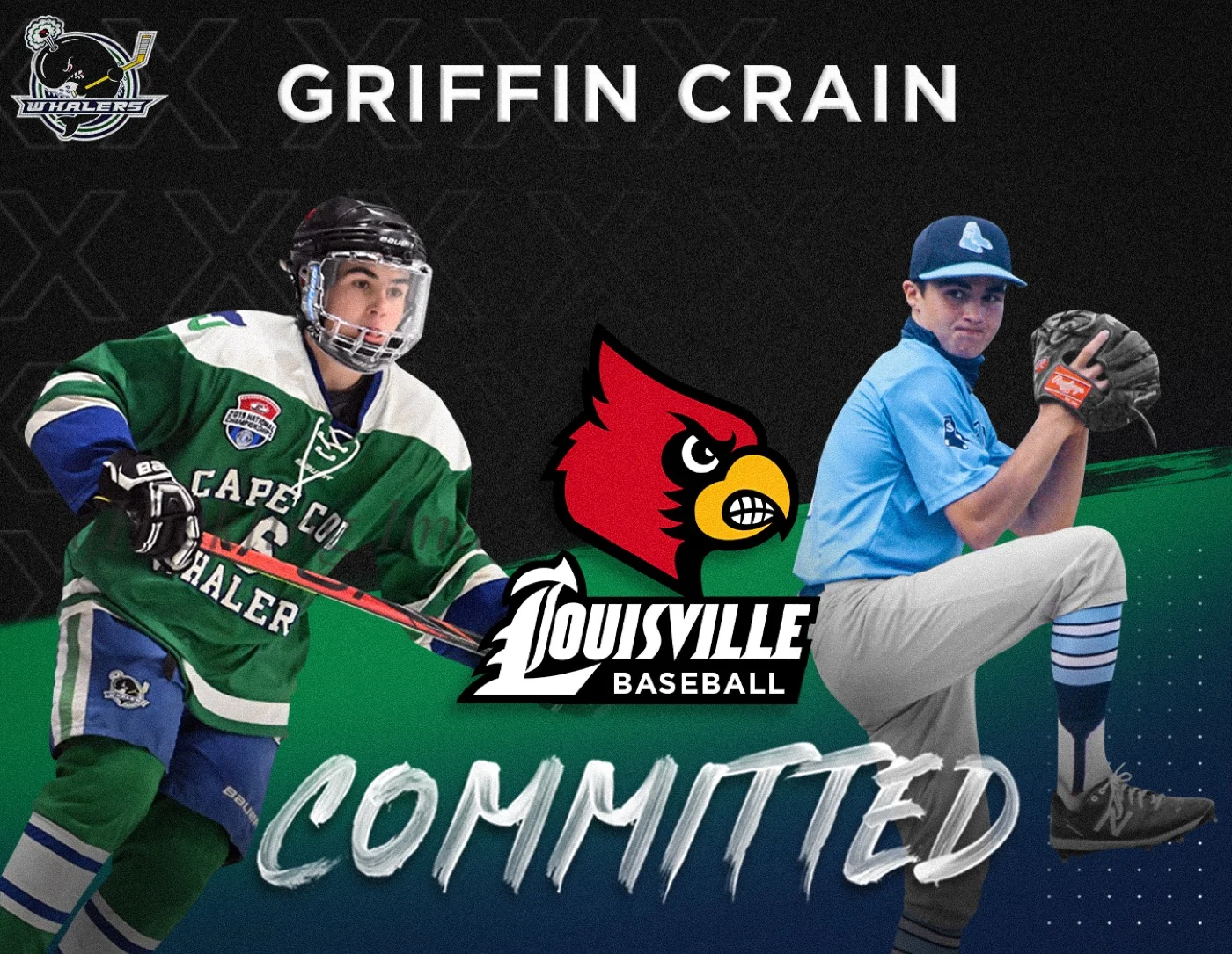 Griffin Crain commitment, Cape Cod Whalers