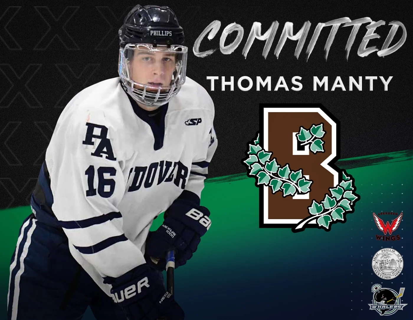 Thomas Manty commitment, Cape Cod Whalers